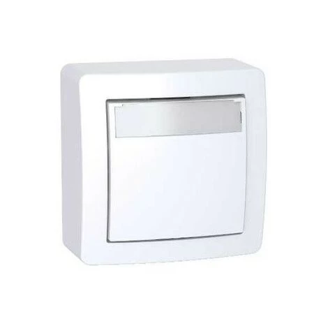 Poussoir Lumineux Porte-étiquette 6A O/F Blanc Faible Conso Pose Saillie Complet ALREA SCHNEIDER ELECTRIC ALB62062 2 Poussoir Lumineux Porte-étiquette 6A O/F Blanc Faible Conso Pose Saillie Complet ALREA SCHNEIDER ELECTRIC ALB62062 – Image 2