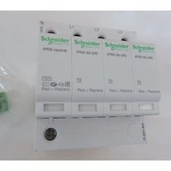 Parafoudre 65kA 3P+N Type 2 Avec Report à Distance 340V à Cartouche Débrochable IPRD65R Acti9 SCHNEIDER ELECTRIC A9L16559