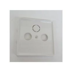 SCHNEIDER ELECTRIC Enjoliveur Plaque Centrale Blanc Pour Mécanisme Prises Antenne 2 Et 3 Sorties (TV-FM-SAT) Artec Merten SCHNEIDER MTN294119