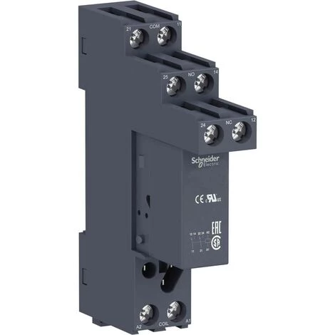 Schneider Electric RSB2A080P7S Relais Enfichable 230 V/AC 8 A 2 Inverseurs (RT) 1 Pc(s) - Anthracite (mat) 1 Schneider Electric RSB2A080P7S Relais Enfichable 230 V/AC 8 A 2 Inverseurs (RT) 1 Pc(s) - Anthracite (mat)